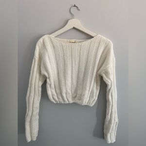 Elegant Women's White Sweater